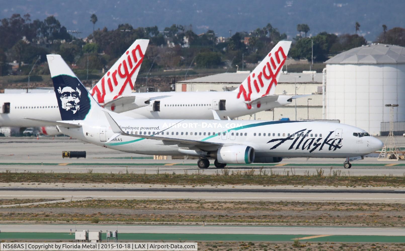 N568AS, 2007 Boeing 737-890 C/N 35183, Alaska Employee Powered