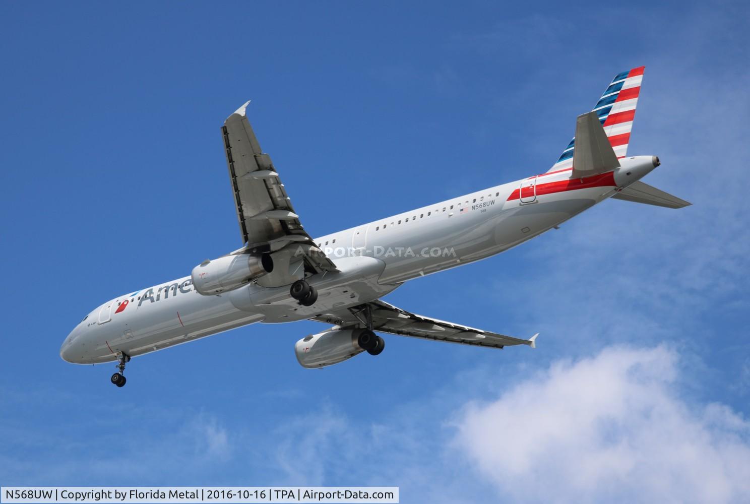 N568UW, 2013 Airbus A321-231 C/N 5751, American