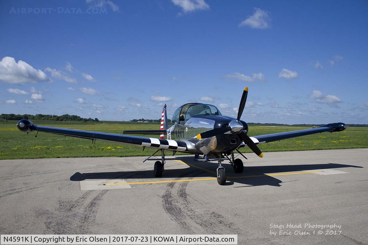 N4591K, 1948 Ryan Navion A C/N NAV-4-1591, In Owatonna, Minnesota.