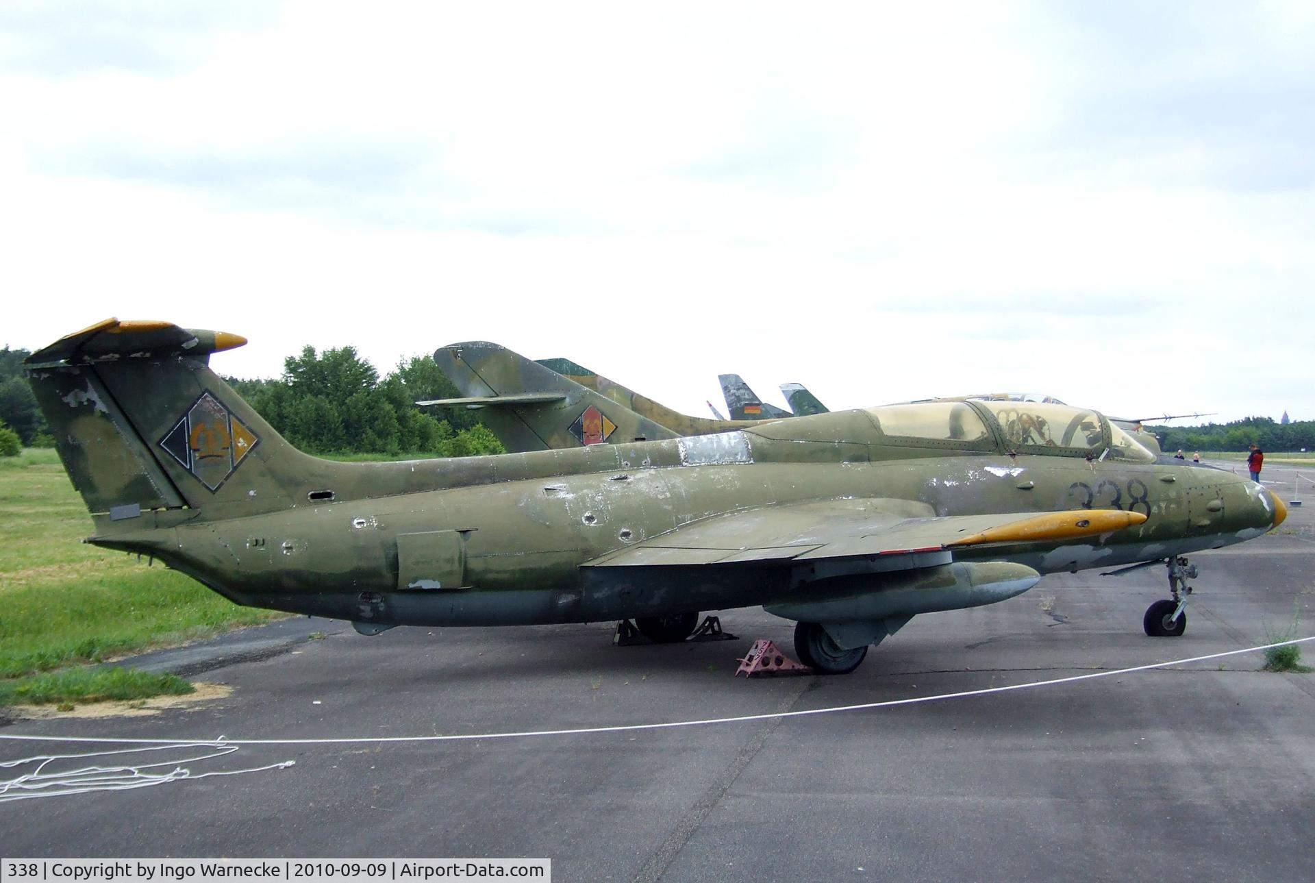 338, 1965 Aero L-29 Delfin C/N 591525, Aero L-29 Delfin MAYA at the Luftwaffenmuseum, Berlin-Gatow