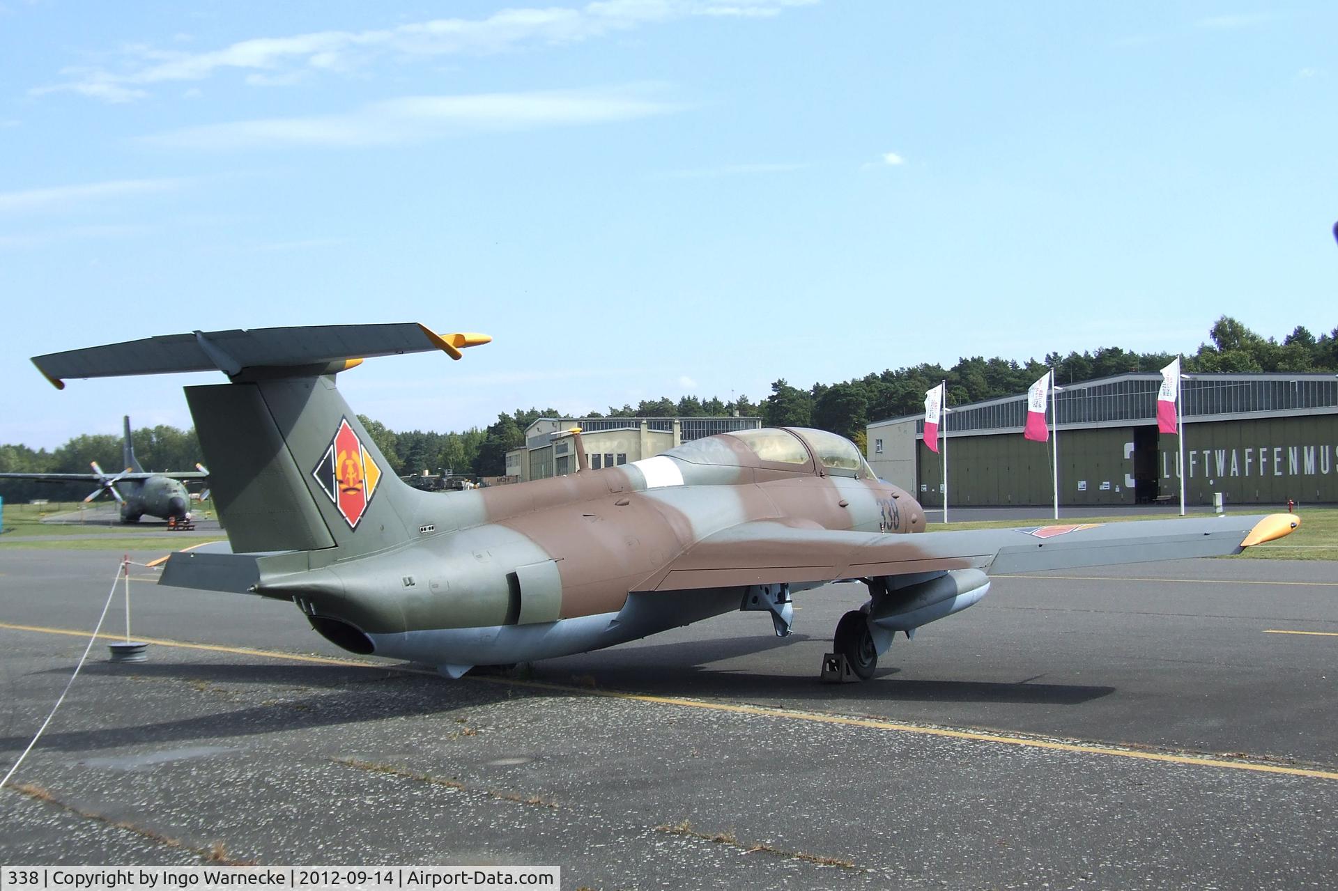 338, 1965 Aero L-29 Delfin C/N 591525, Aero L-29 Delfin MAYA at the Luftwaffenmuseum, Berlin-Gatow