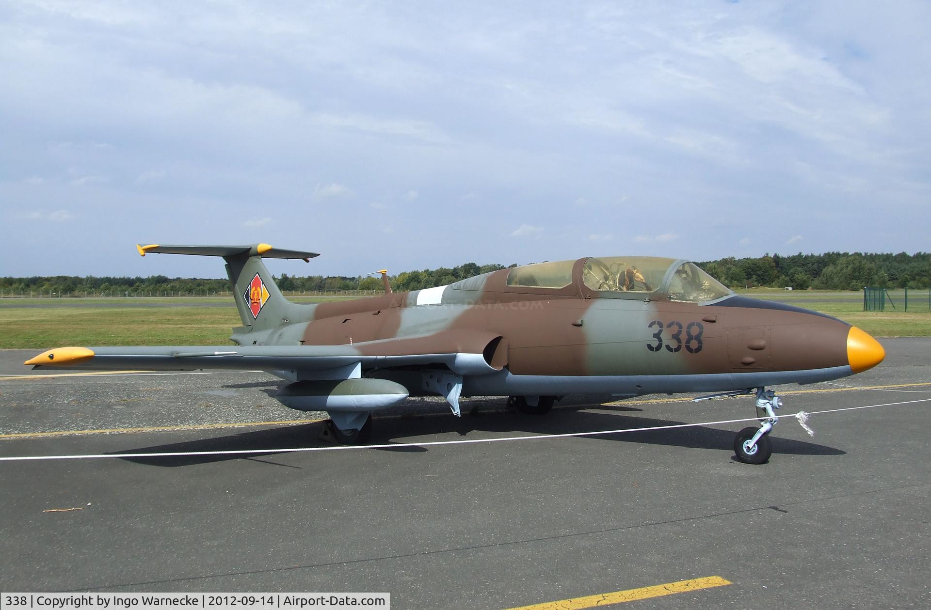 338, 1965 Aero L-29 Delfin C/N 591525, Aero L-29 Delfin MAYA at the Luftwaffenmuseum, Berlin-Gatow