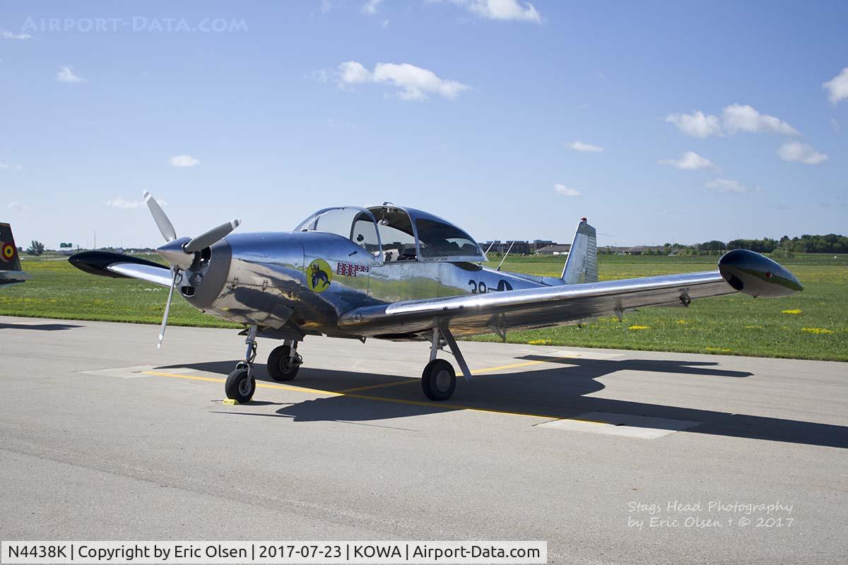 N4438K, 1948 Ryan Navion A C/N NAV-4-1438, 1948 Navion at KOWA prior to departing for Oshkosh.