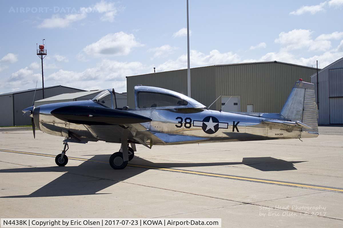 N4438K, 1948 Ryan Navion A C/N NAV-4-1438, 1948 Navion at Oshkosh prior to departing for Oshkosh.