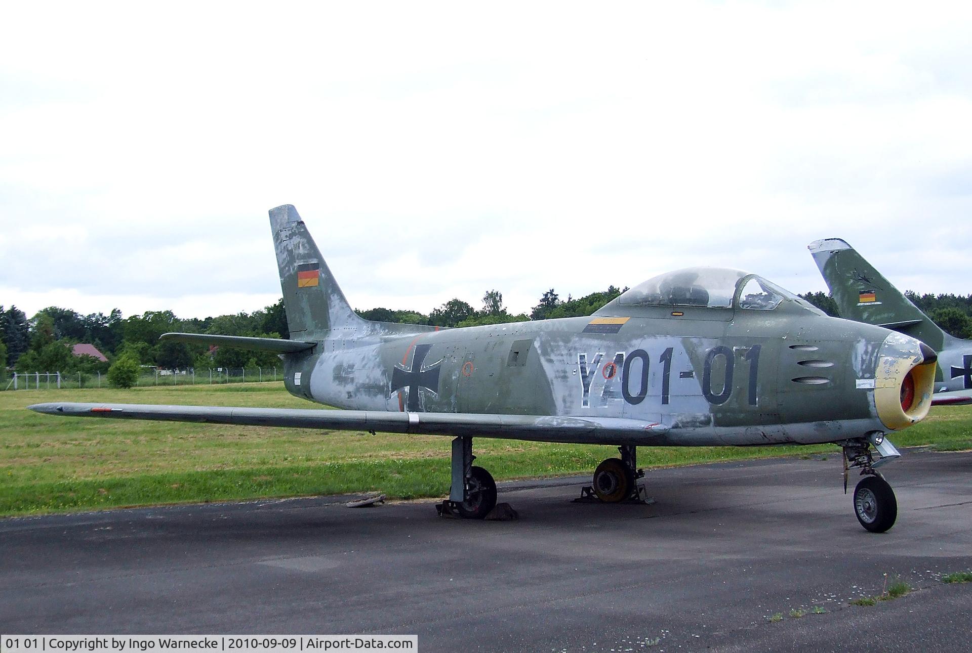01 01, Canadair CL-13B Sabre 6 C/N S6-1591, Canadair CL-13B Sabre 6 (F-86) at the Luftwaffenmuseum, Berlin-Gatow