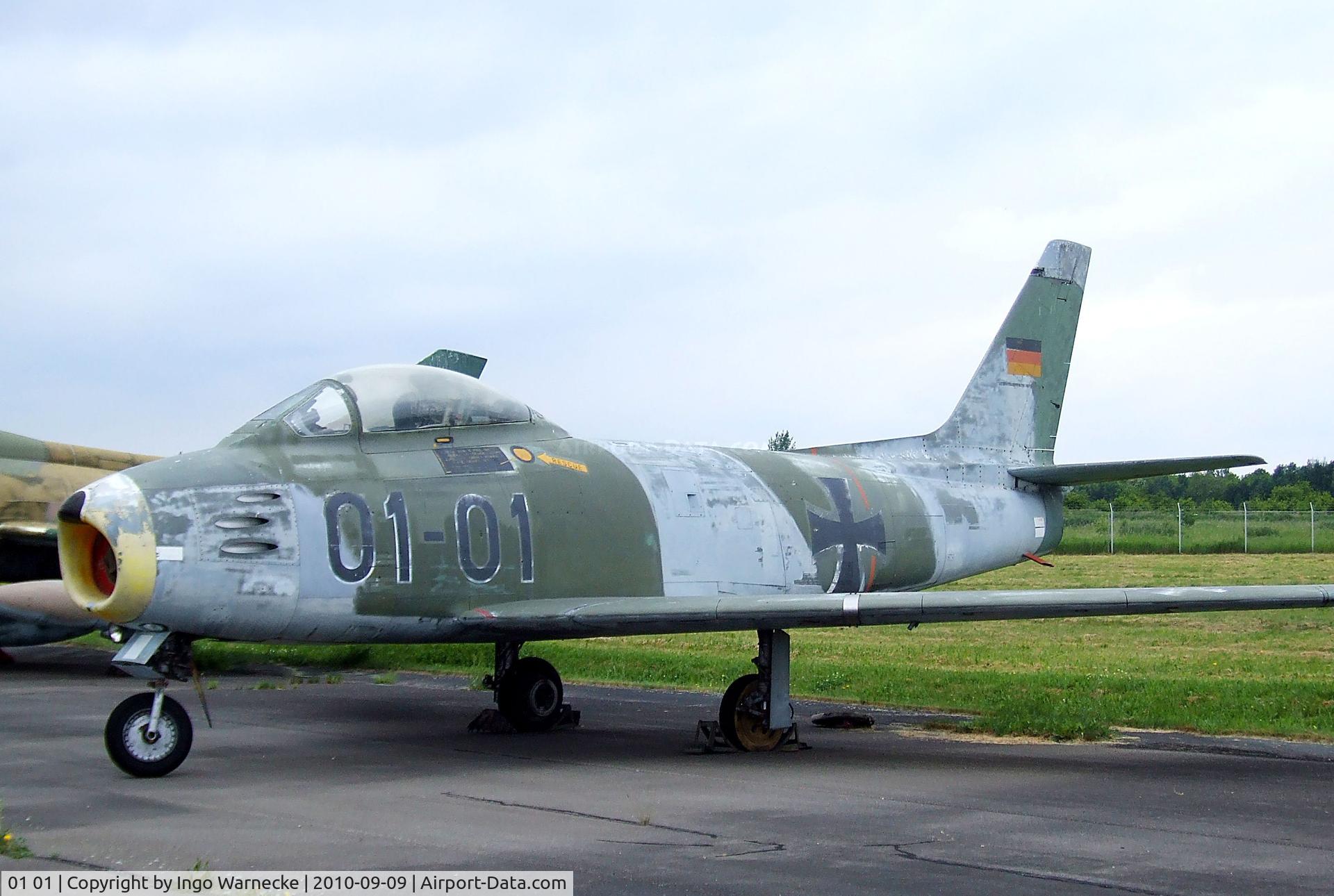 01 01, Canadair CL-13B Sabre 6 C/N S6-1591, Canadair CL-13B Sabre 6 (F-86) at the Luftwaffenmuseum, Berlin-Gatow