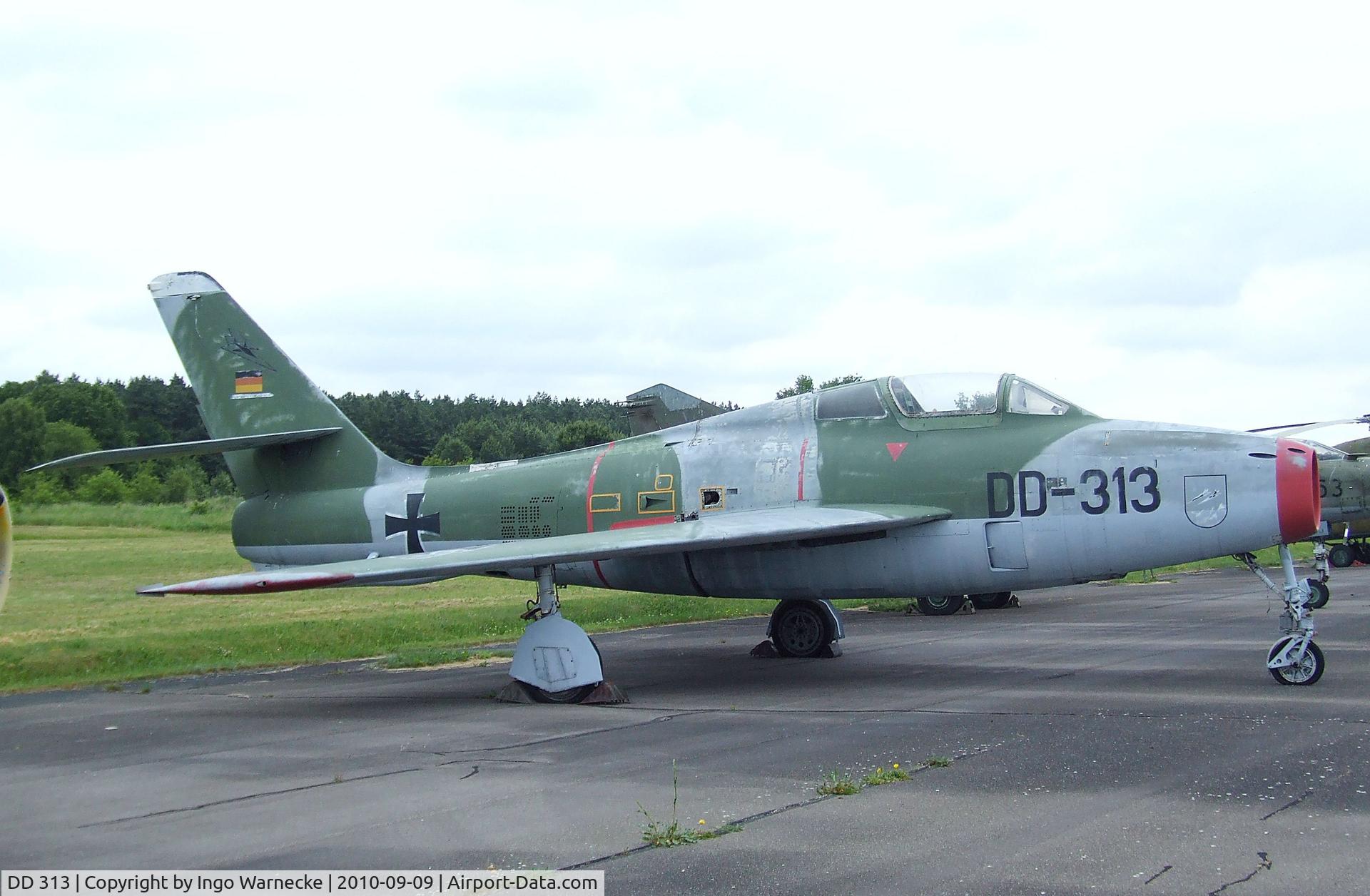 DD 313, Republic F-84F Thunderstreak C/N Not found 52-6774, Republic F-84F Thunderstreak at the Luftwaffenmuseum, Berlin-Gatow