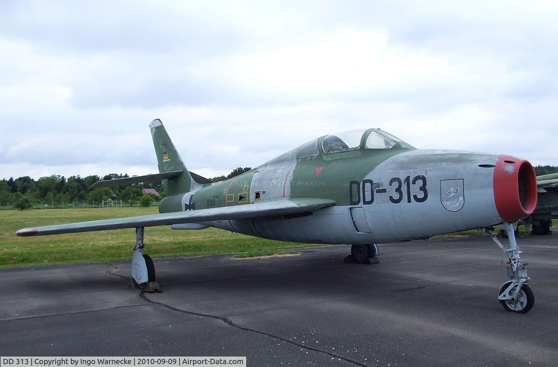 DD 313, Republic F-84F Thunderstreak C/N Not found 52-6774, Republic F-84F Thunderstreak at the Luftwaffenmuseum, Berlin-Gatow