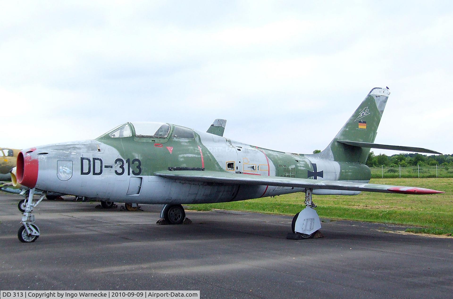 DD 313, Republic F-84F Thunderstreak C/N Not found 52-6774, Republic F-84F Thunderstreak at the Luftwaffenmuseum, Berlin-Gatow