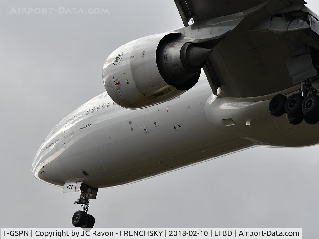 F-GSPN, 2000 Boeing 777-228/ER C/N 29011, AF4012 from Paris CDG to La Havane