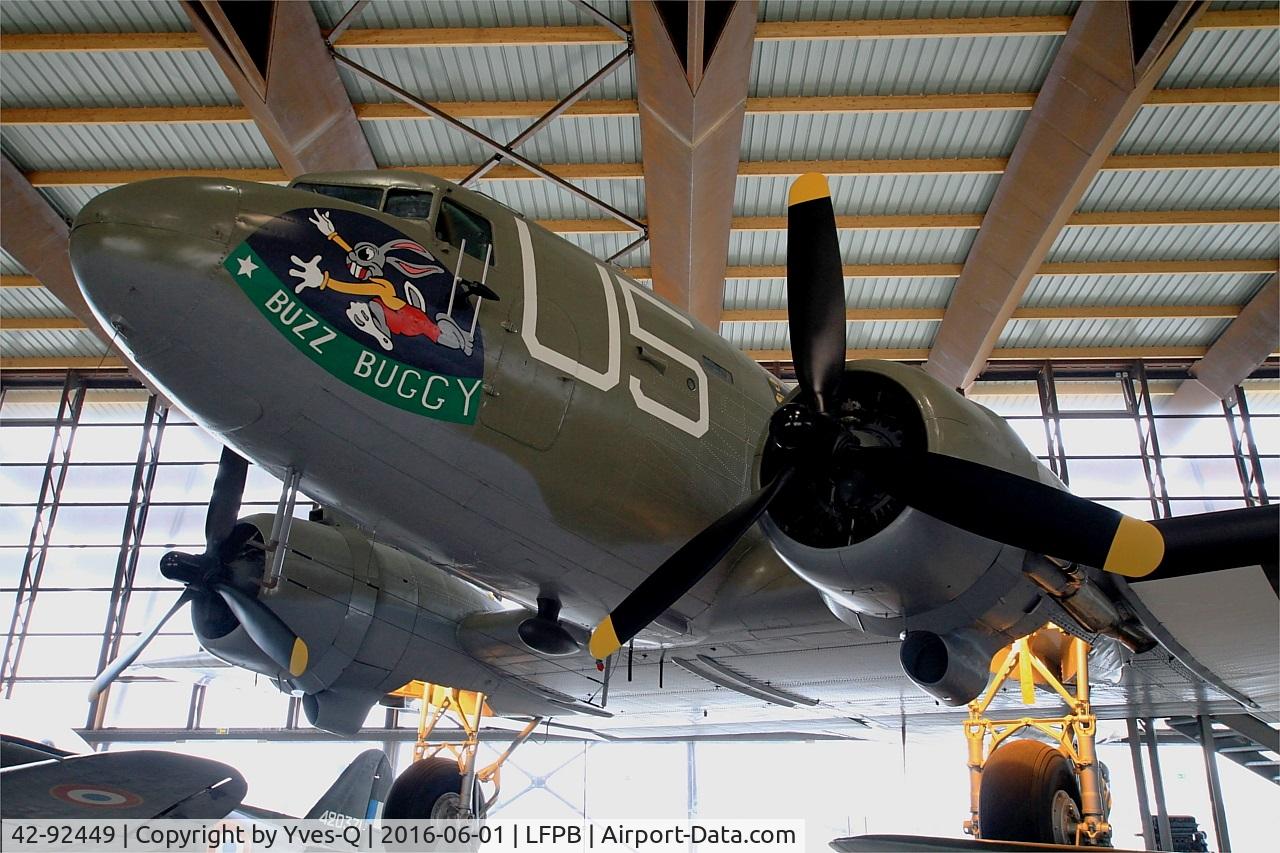 42-92449, 1944 Douglas C-47A-10-DK skytrain C/N 12251, Douglas C-47A-10-DK skytrain, Air & Space Museum Paris-Le Bourget (LFPB)