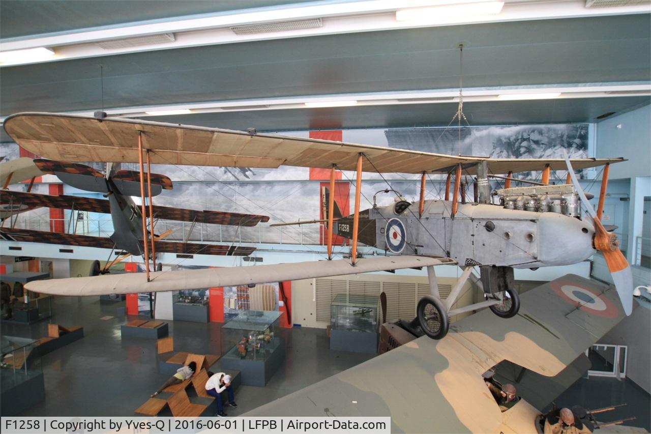 F1258, De Havilland DH-9 C/N Not found F1258, De Havilland DH-9, Air & Space Museum, Paris-Le Bourget (LFPB-LBG)