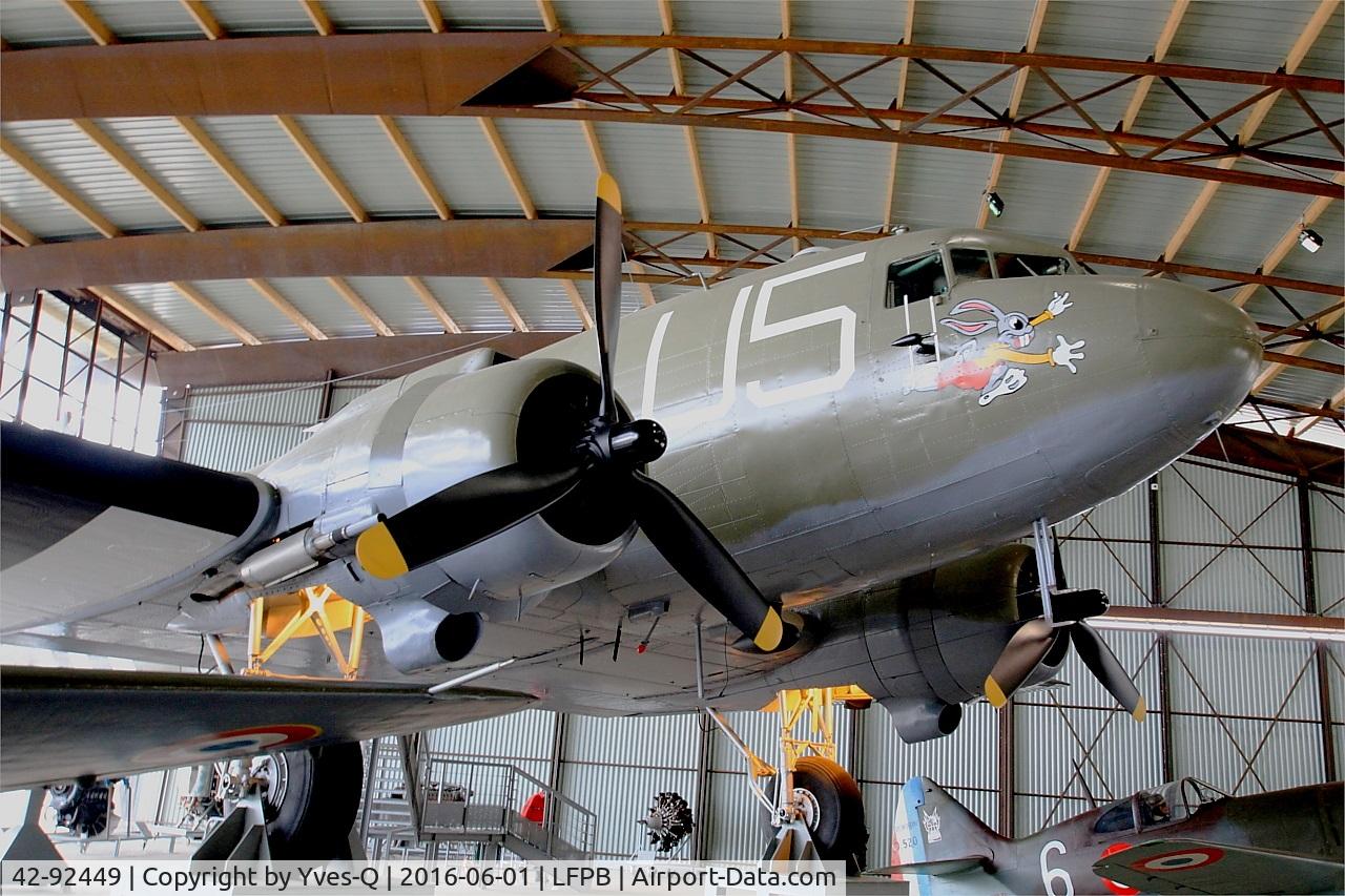 42-92449, 1944 Douglas C-47A-10-DK skytrain C/N 12251, Douglas C-47A-10-DK skytrain, Air & Space Museum Paris-Le Bourget (LFPB)