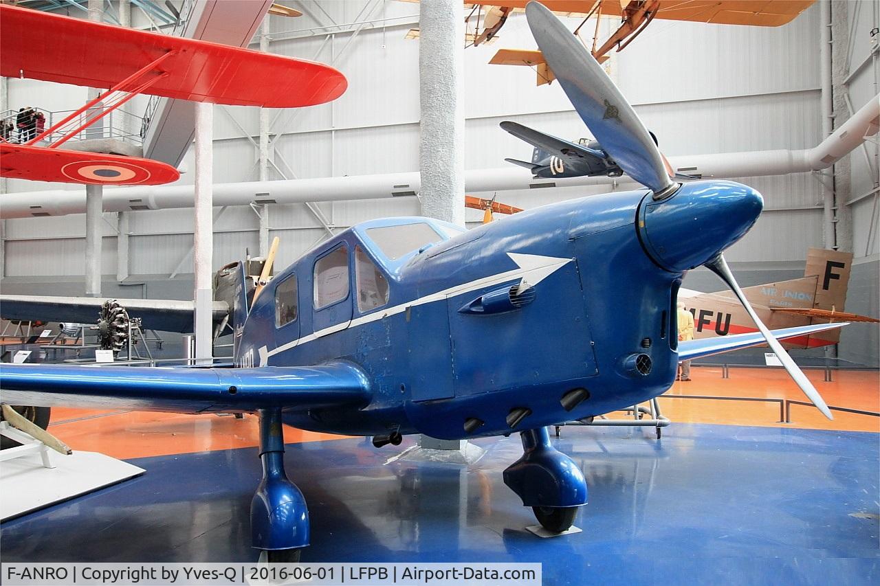 F-ANRO, Caudron C.635M Simoun C/N 15/7017, Caudron C.635M Simoun, Exibited at Air & Space Museum Paris-Le Bourget (LFPB)