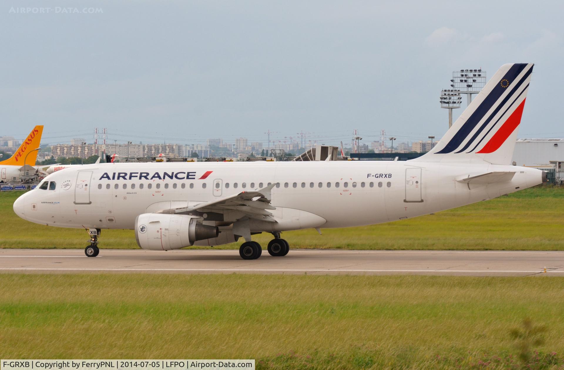 F-GRXB, 2001 Airbus A319-111 C/N 1645, Arrival of Air France A319 in Orly