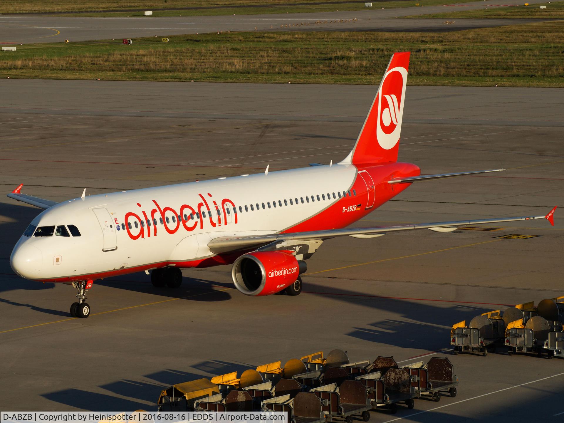 D-ABZB, 2008 Airbus A320-216 C/N 3515, D-ABZB at Stuttgart Airport.