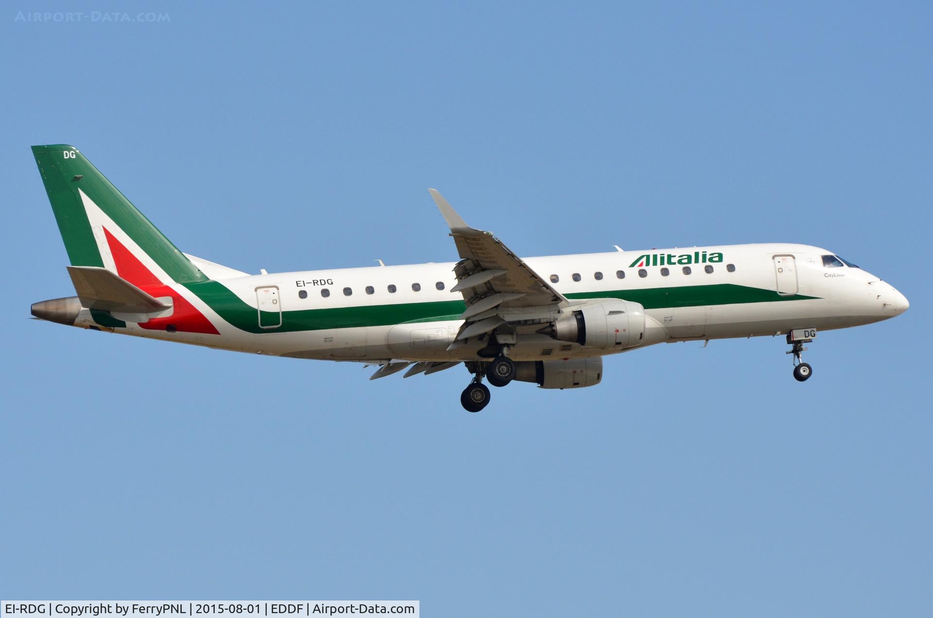 EI-RDG, 2012 Embraer 175LR (ERJ-170-200LR) C/N 17000338, Arrival of AZ ERJ190