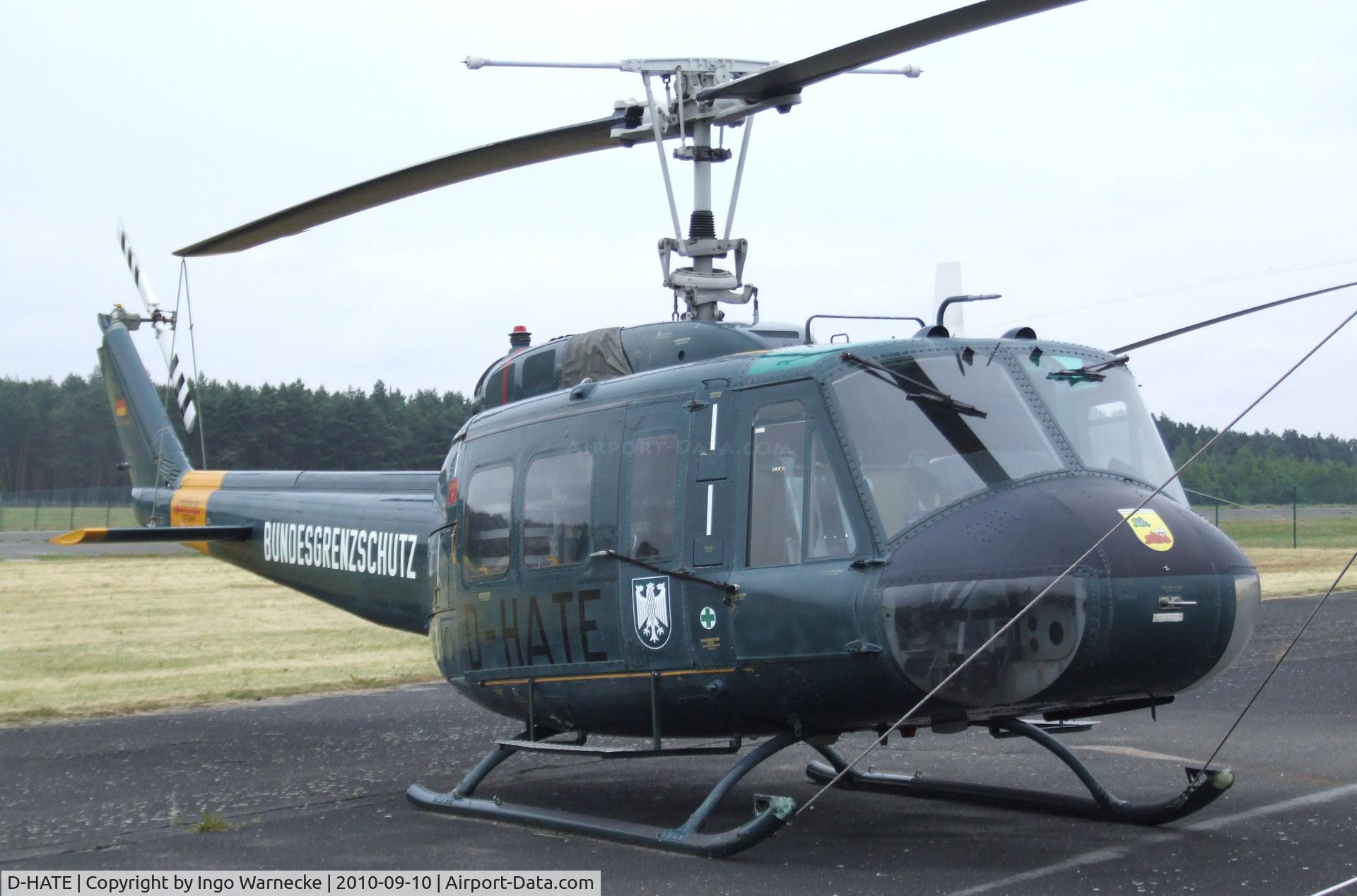 D-HATE, 1970 Bell (Dornier) UH-1D Iroquois (205) C/N 8063, Bell (Dornier) UH-1D Iroquois at the Luftwaffenmuseum, Berlin-Gatow