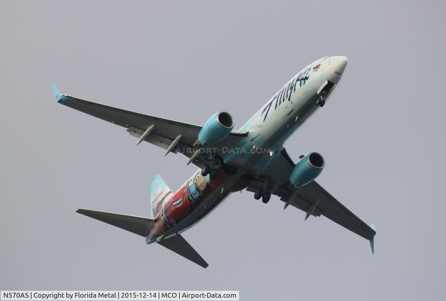 N570AS, 2007 Boeing 737-890 C/N 35185, Alaska Cars
