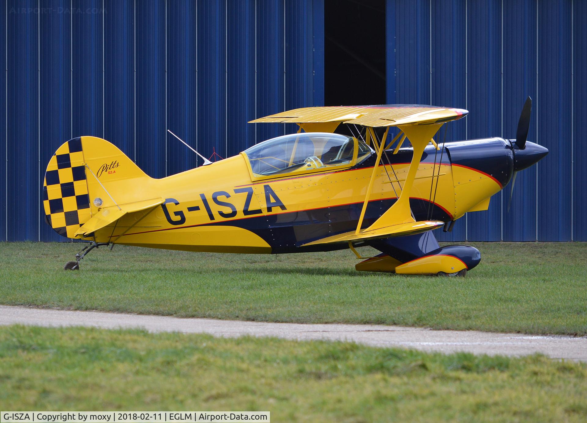 G-ISZA, 1977 Aerotek Pitts S-2A Special C/N 2137, Aerotek Pitts S-2A at White Waltham.