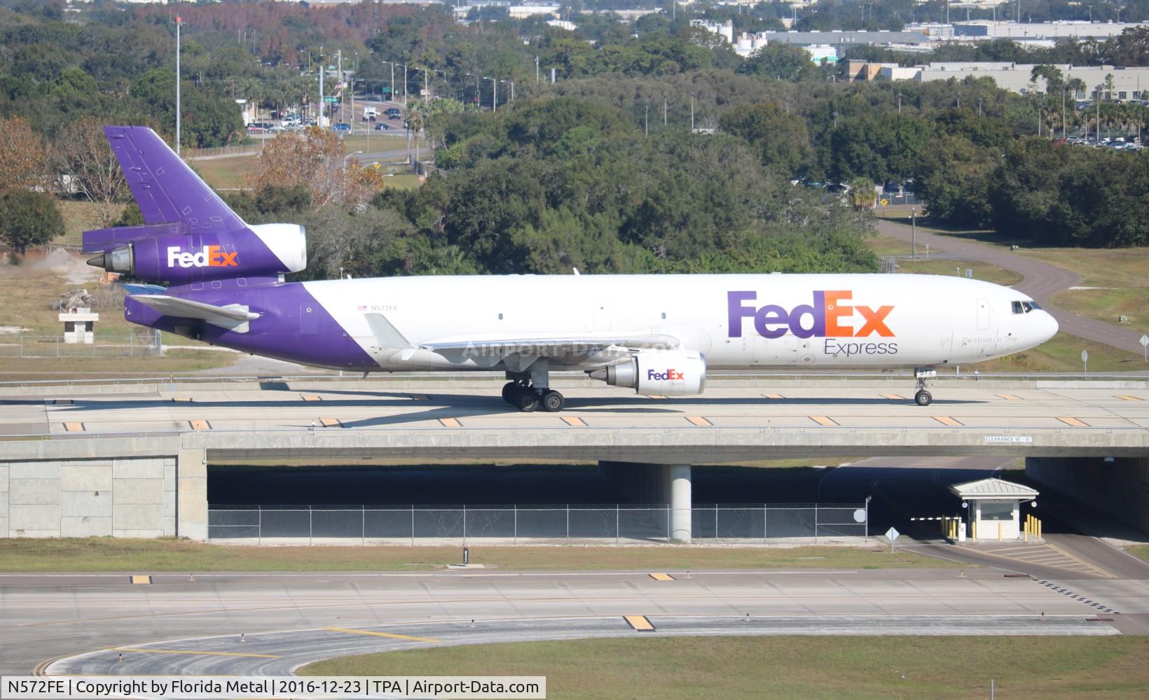 N572FE, 2003 McDonnell Douglas MD-11F C/N 48755, Fed Ex