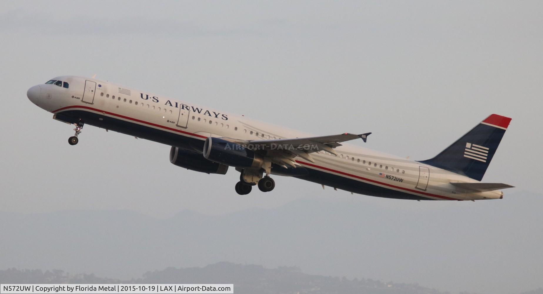 N572UW, 2013 Airbus A321-231 C/N 5899, USAirways