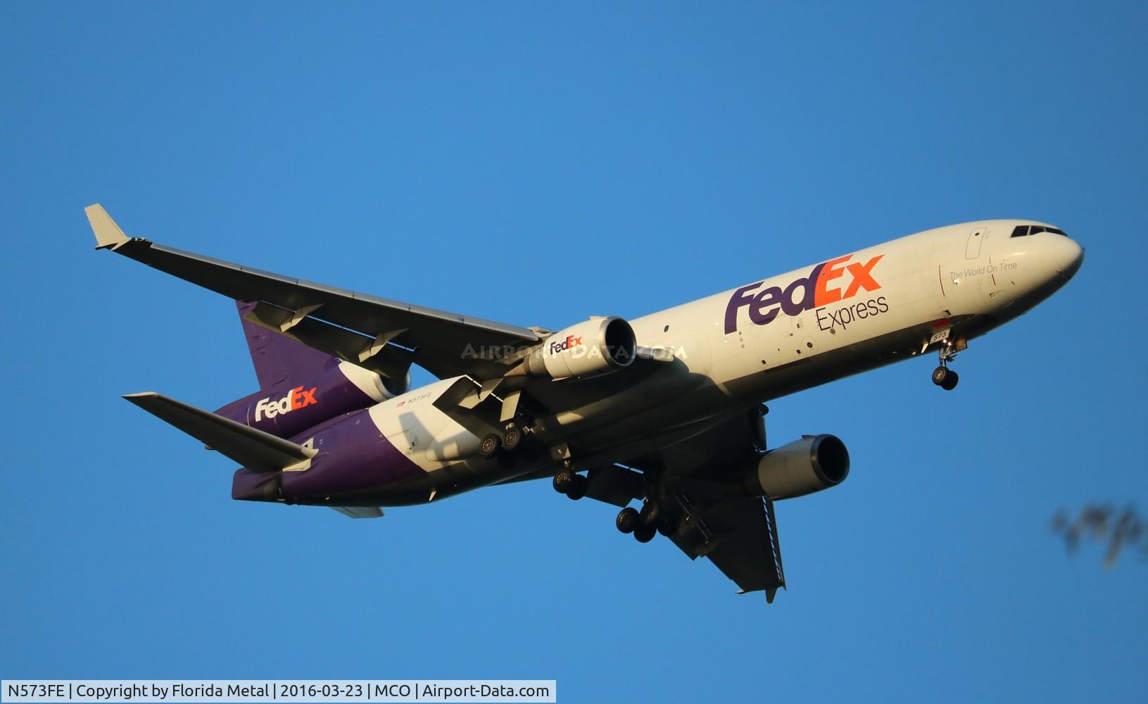 N573FE, 1996 McDonnell Douglas MD-11F C/N 48769, Fed Ex