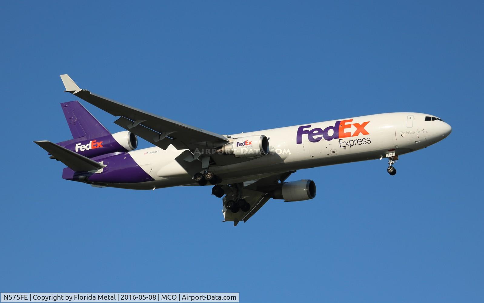 N575FE, 1992 McDonnell Douglas MD-11F C/N 48500, Fed Ex