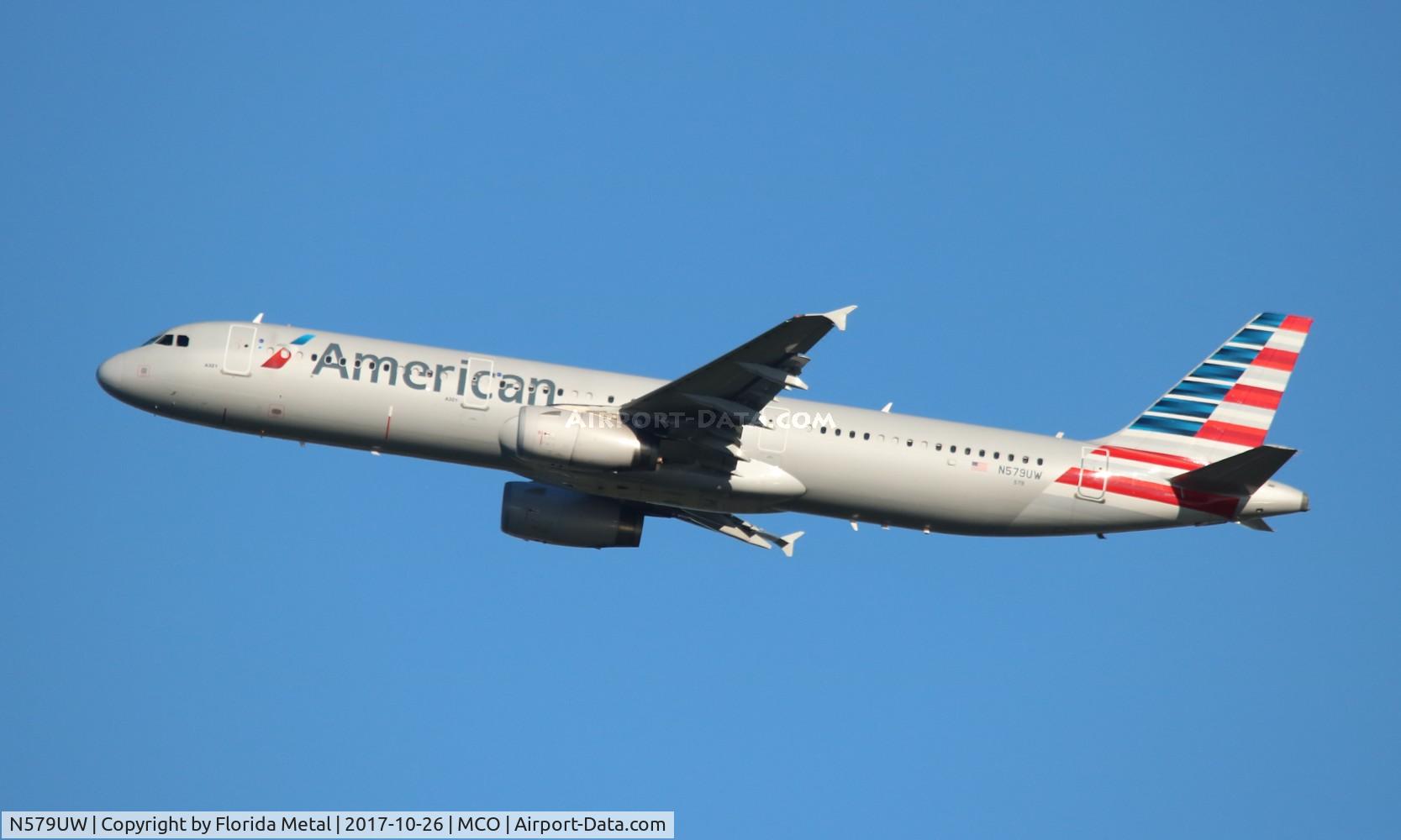 N579UW, 2014 Airbus A321-231 C/N 6100, American