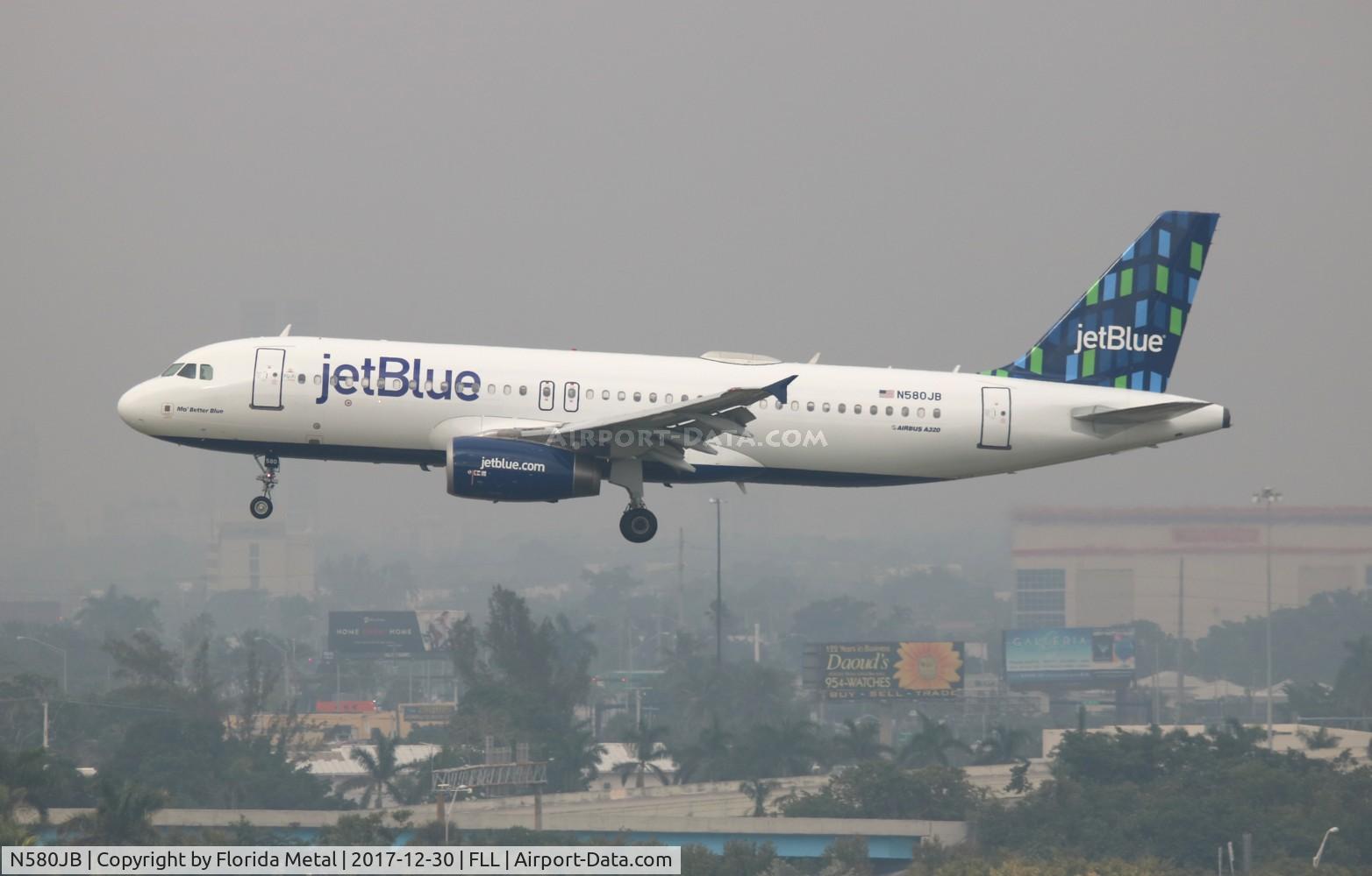 N580JB, 2003 Airbus A320-232 C/N 2136, Jet Blue