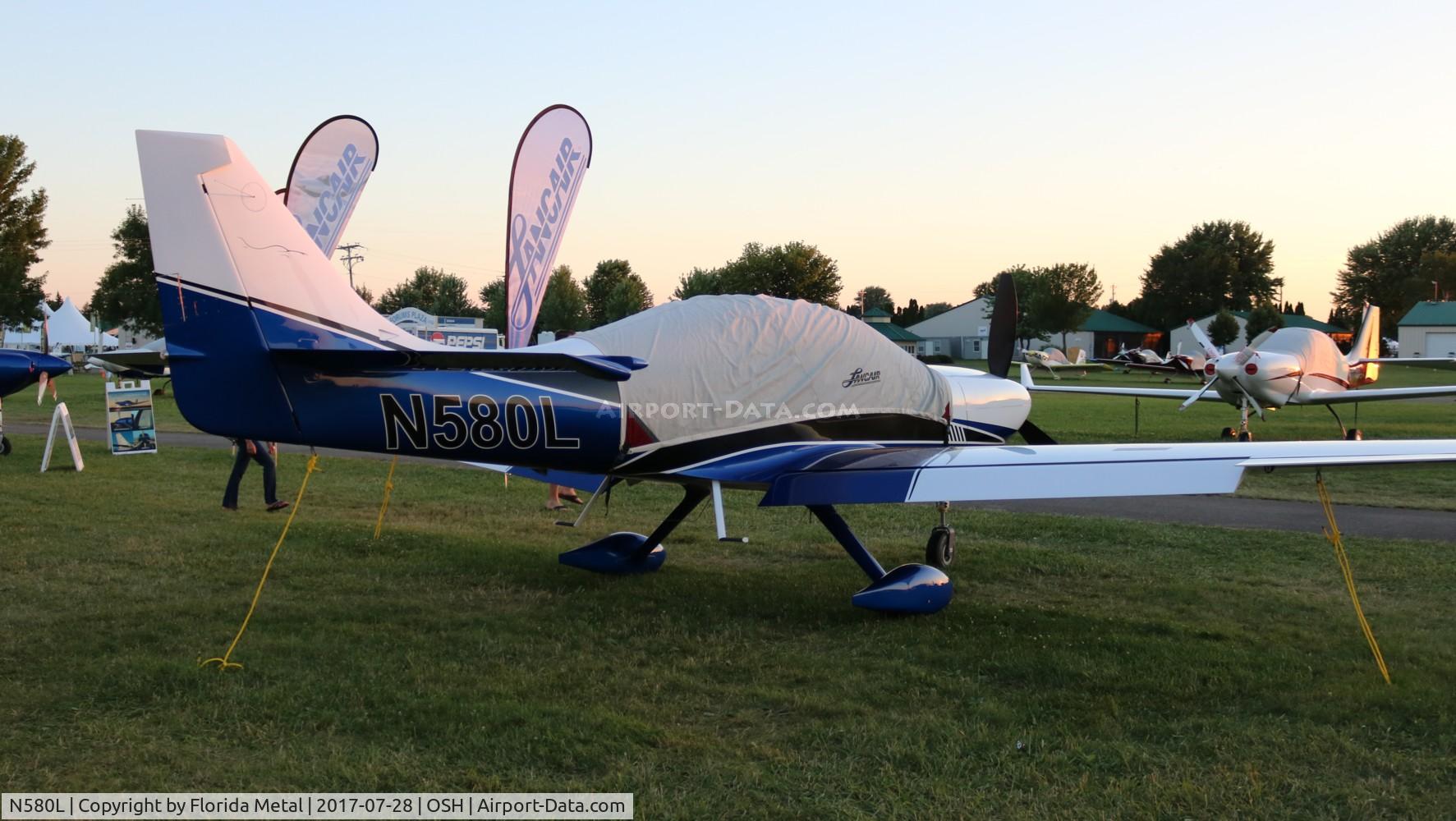 N580L, 2017 MAKO N580L LLC NLA-450 C/N NLA-450-1001, Lancair NLA-450