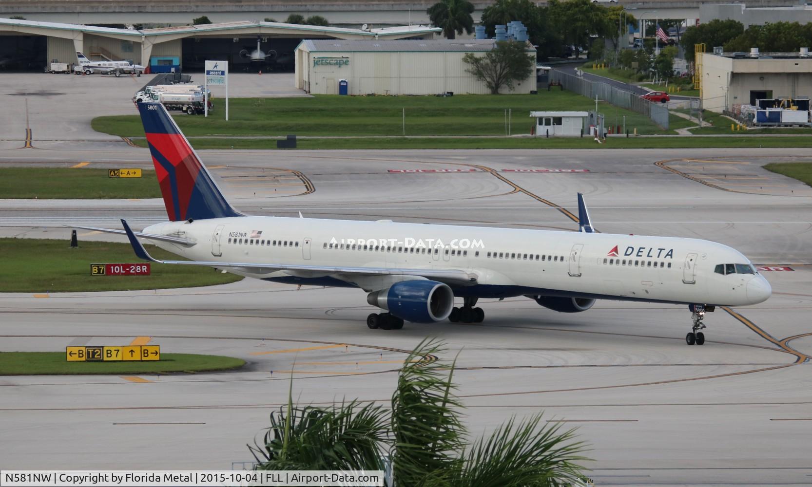 N581NW, 2002 Boeing 757-351 C/N 32982, Delta
