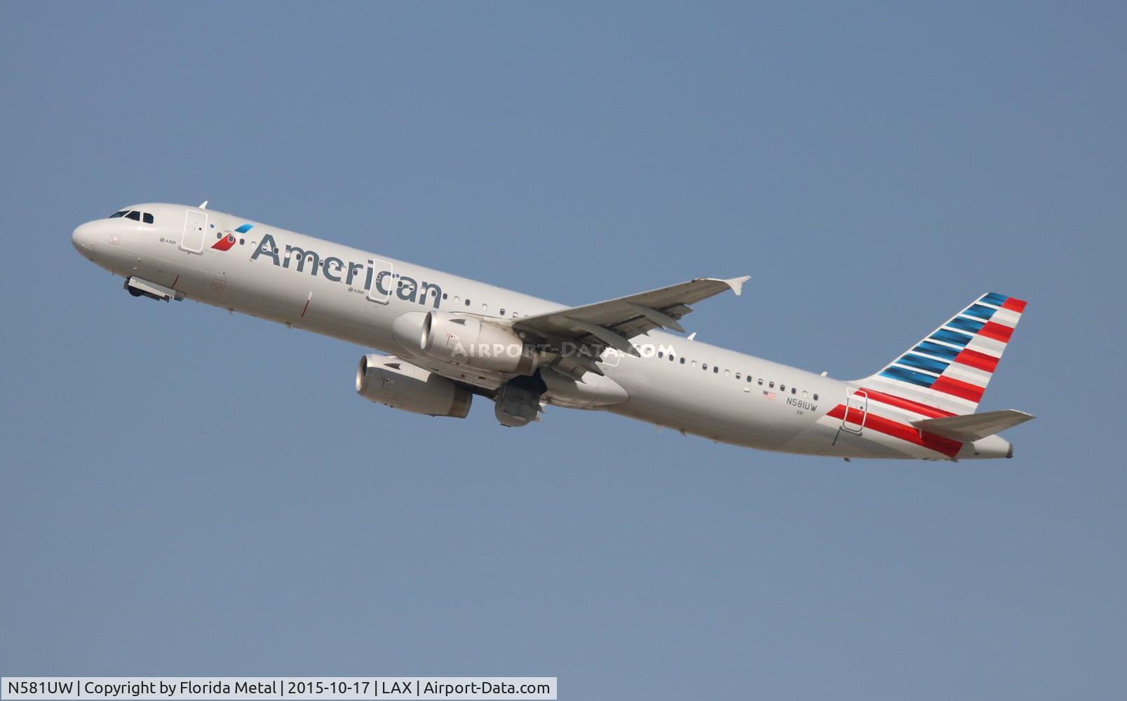 N581UW, 2014 Airbus A321-231 C/N 6152, American