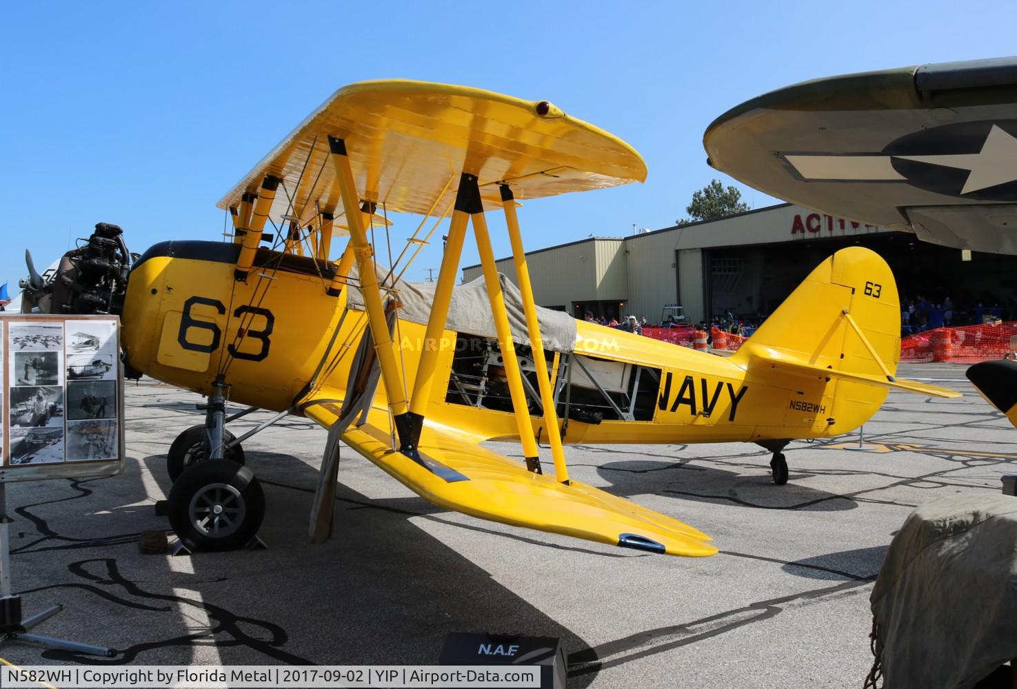 N582WH, 1940 Naval Aircraft Factory N3N-3 C/N 2003, N3N-3