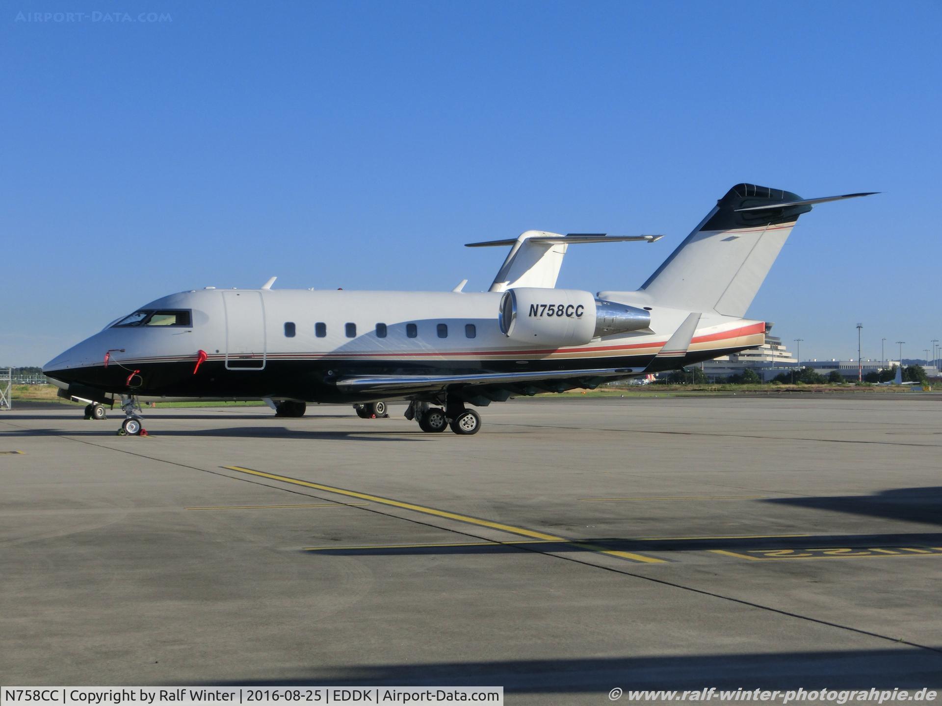 N758CC, 1997 Canadair Challenger 604 (CL-600-2B16) C/N 5353, Canadair CL-600-2B16 Challenger 604 - Challenger Management LLC - 5353 - N758CC - 25.8.2016 - CGN
