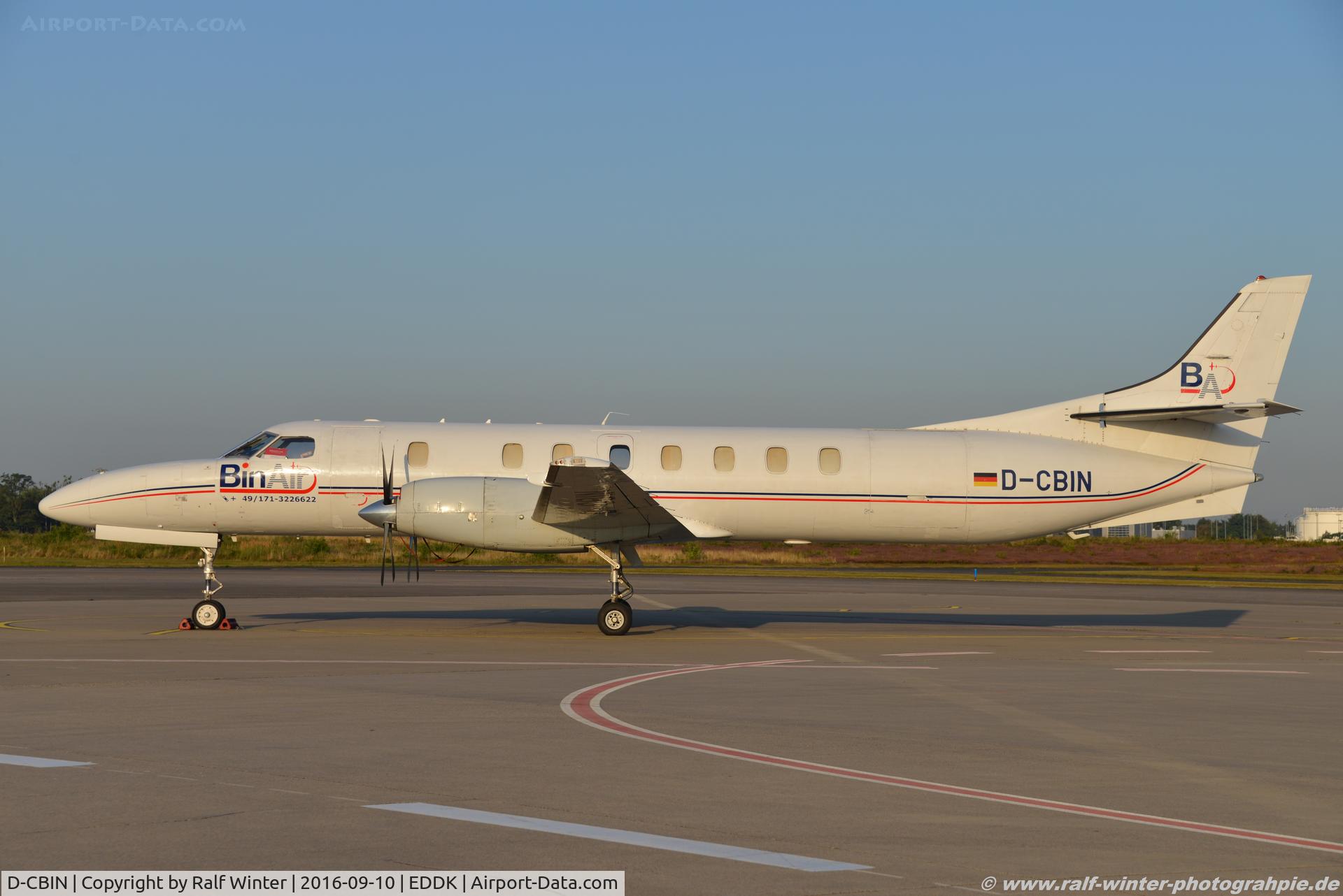 D-CBIN, Swearingen SA-227AT Merlin IVC C/N AT-440B, Fairchild Swearingen SA227-AT Merlin 4C - BID BinAir - AT-440B - D-CBIN - 10.09.2016 - CGN