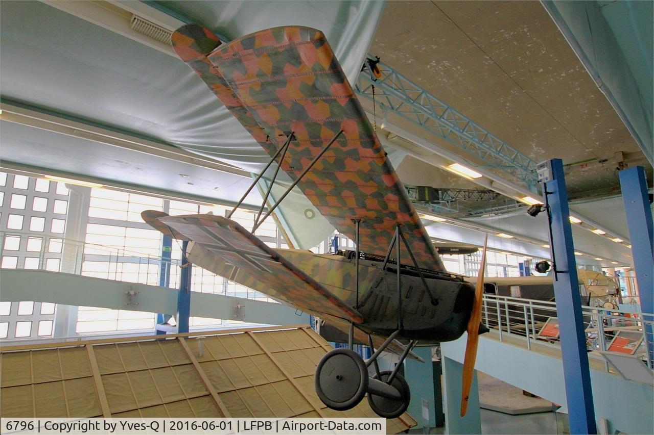 6796, Fokker D-VII C/N Not found 6796, Pfalz DXII, Air & Space Museum Paris-Le Bourget Airport (LFPB-LBG)