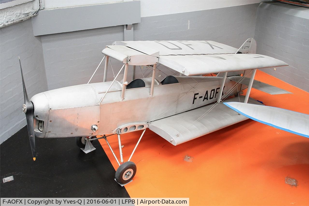 F-AOFX, Caudron C.277R Luciole C/N 7156/14, Caudron C.277R Luciole, Exibited at Air & Space Museum Paris-Le Bourget (LFPB)