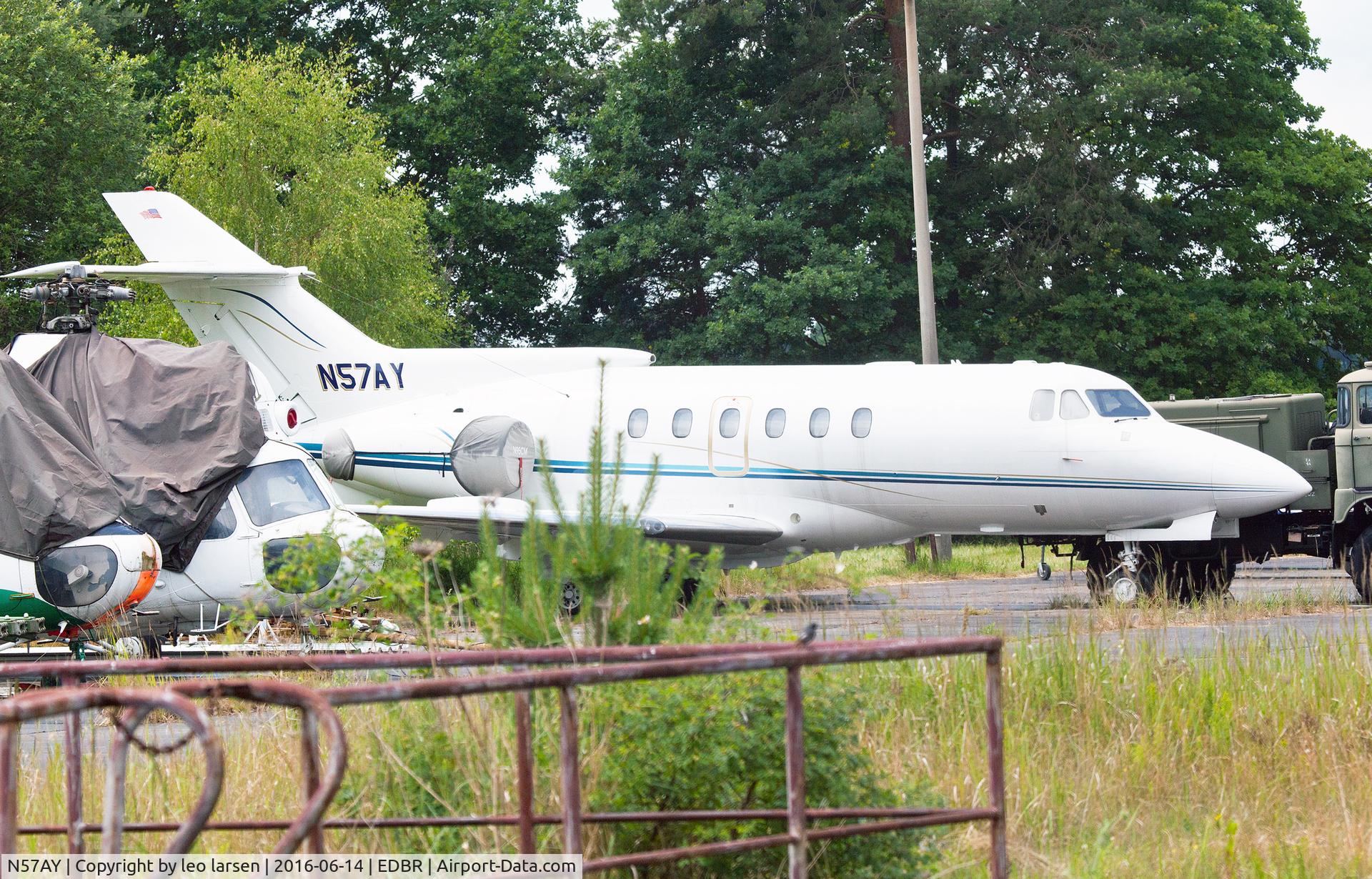 N57AY, 1981 Hawker Siddeley HS.125 Series 700A C/N 257156, Rothenburg 14.6.2016