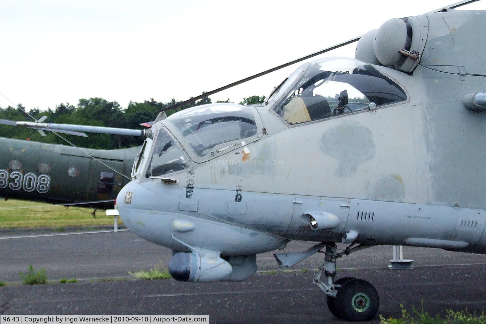 96 43, Mil Mi-24P Hind F C/N 340333, Mil Mi-24P HIND-F at the Luftwaffenmuseum, Berlin-Gatow