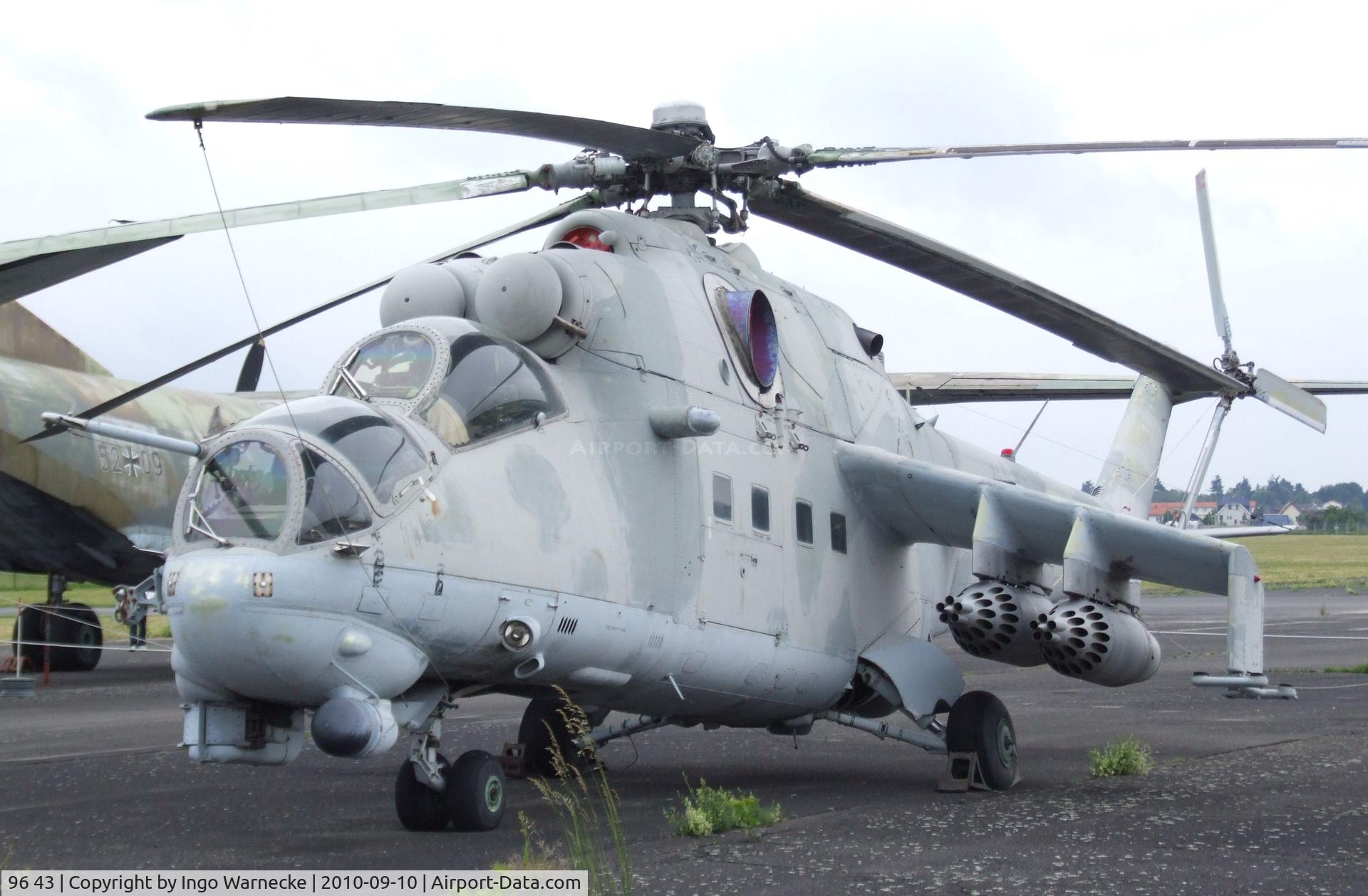 96 43, Mil Mi-24P Hind F C/N 340333, Mil Mi-24P HIND-F at the Luftwaffenmuseum, Berlin-Gatow
