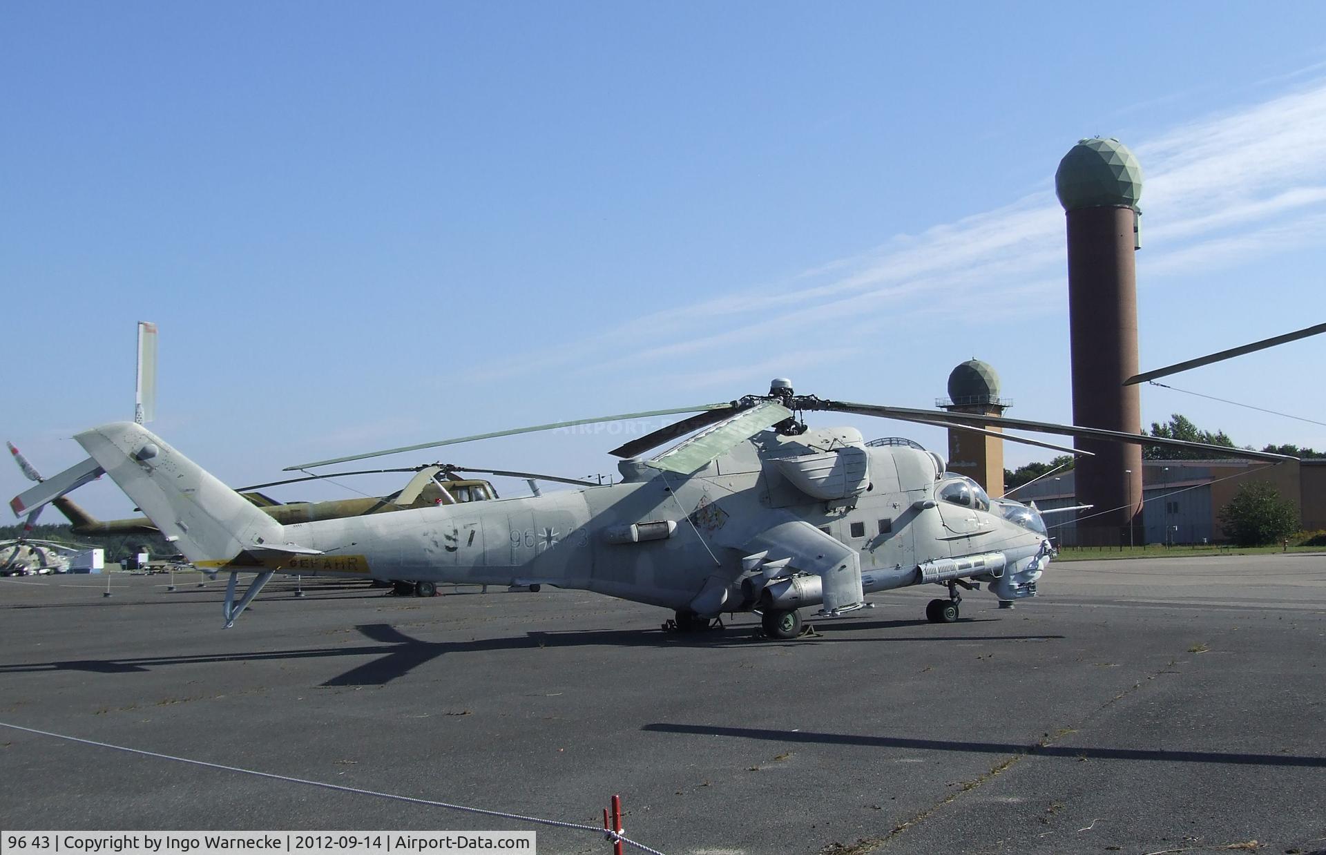 96 43, Mil Mi-24P Hind F C/N 340333, Mil Mi-24P HIND-F at the Luftwaffenmuseum, Berlin-Gatow