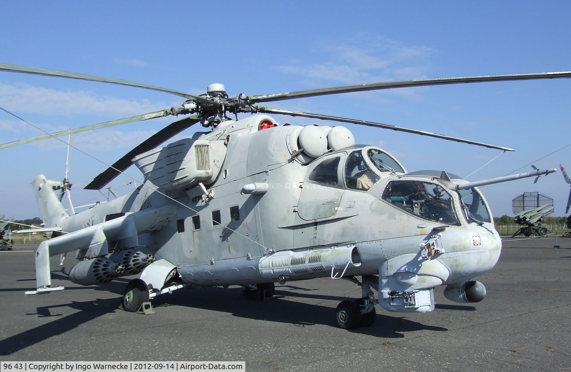 96 43, Mil Mi-24P Hind F C/N 340333, Mil Mi-24P HIND-F at the Luftwaffenmuseum, Berlin-Gatow
