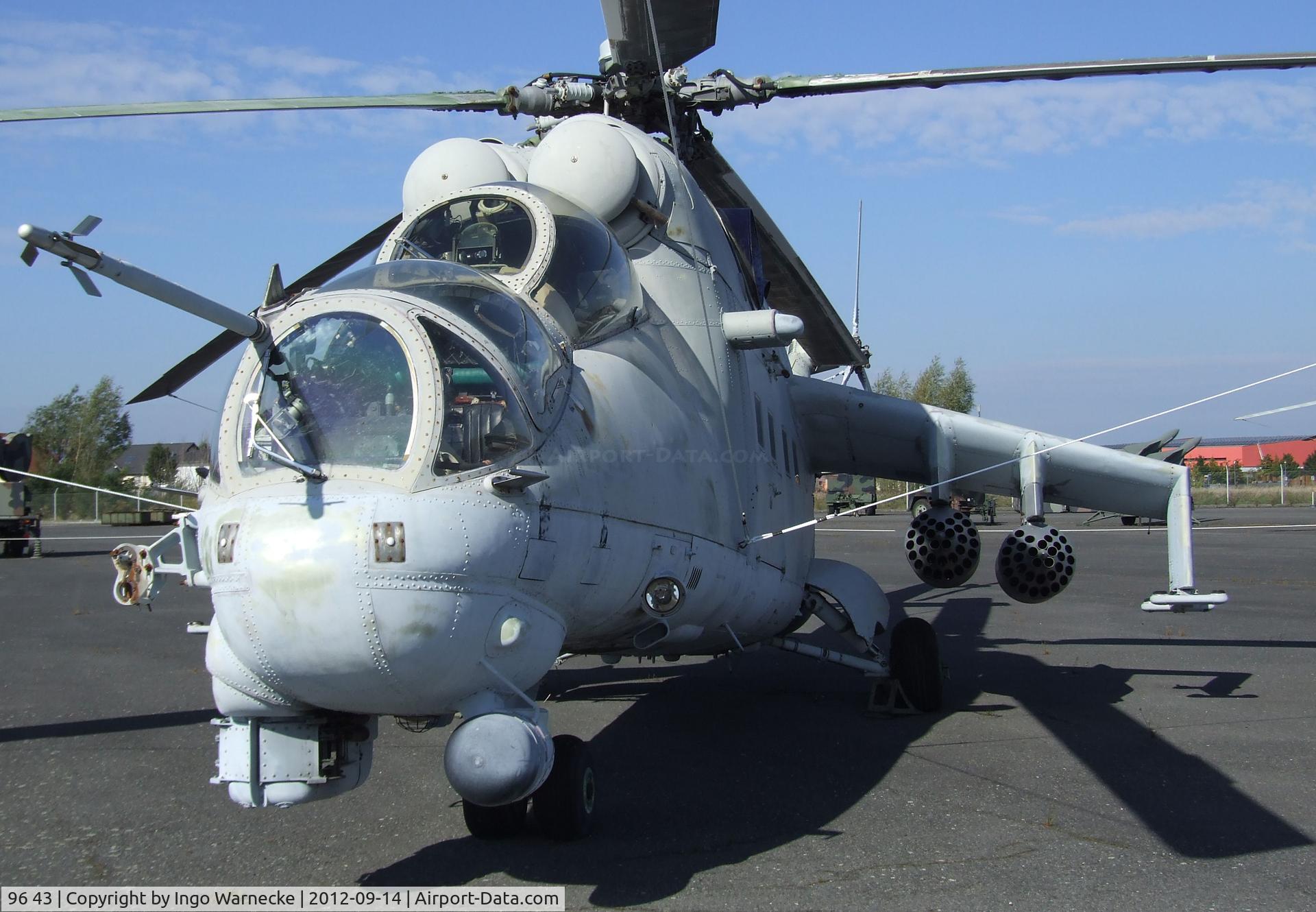96 43, Mil Mi-24P Hind F C/N 340333, Mil Mi-24P HIND-F at the Luftwaffenmuseum, Berlin-Gatow