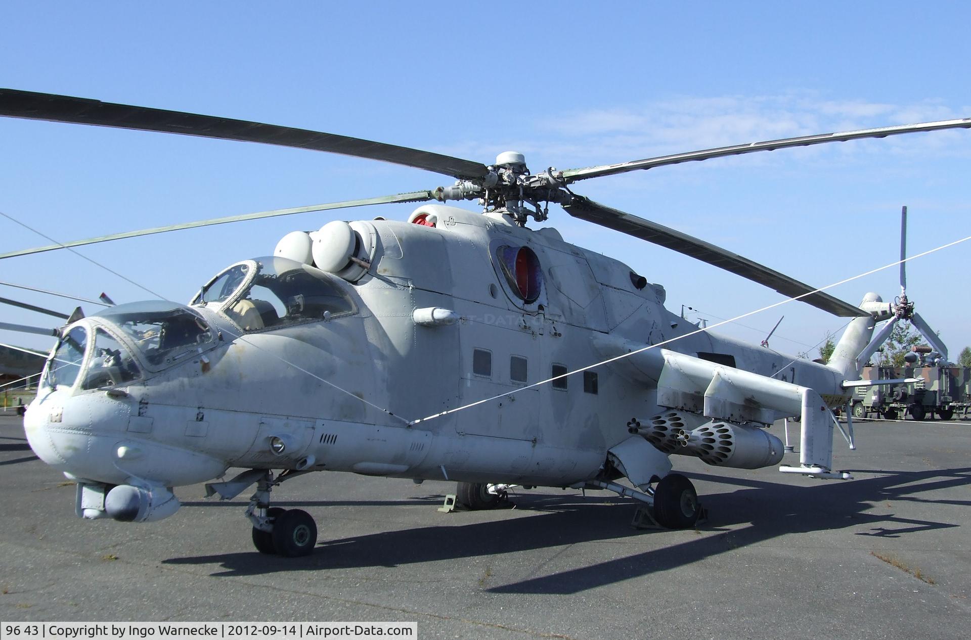 96 43, Mil Mi-24P Hind F C/N 340333, Mil Mi-24P HIND-F at the Luftwaffenmuseum, Berlin-Gatow