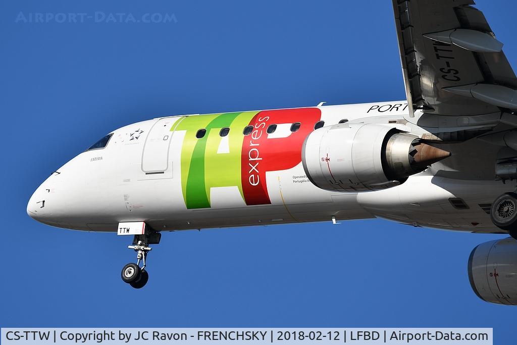 CS-TTW, 2010 Embraer 195LR (ERJ-190-200LR) C/N 19000407, 