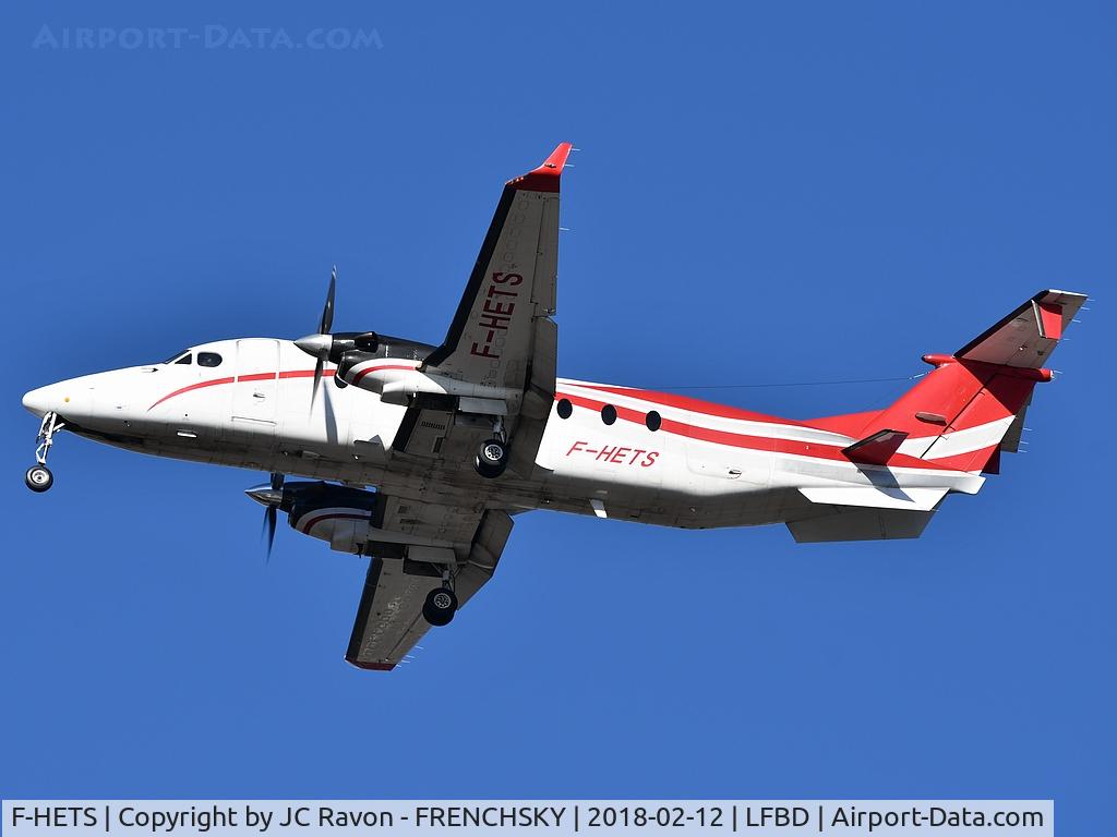 F-HETS, 1999 Raytheon 1900D C/N UE-360, CHALAIR CE12 from Nantes
