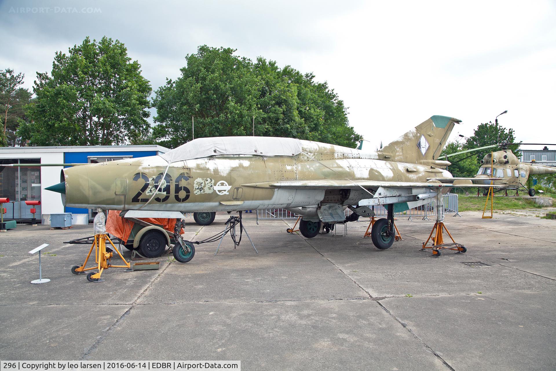 296, 1967 Mikoyan-Gurevich MiG-21U-600 C/N 664818, Rothenburg 14.6.2016