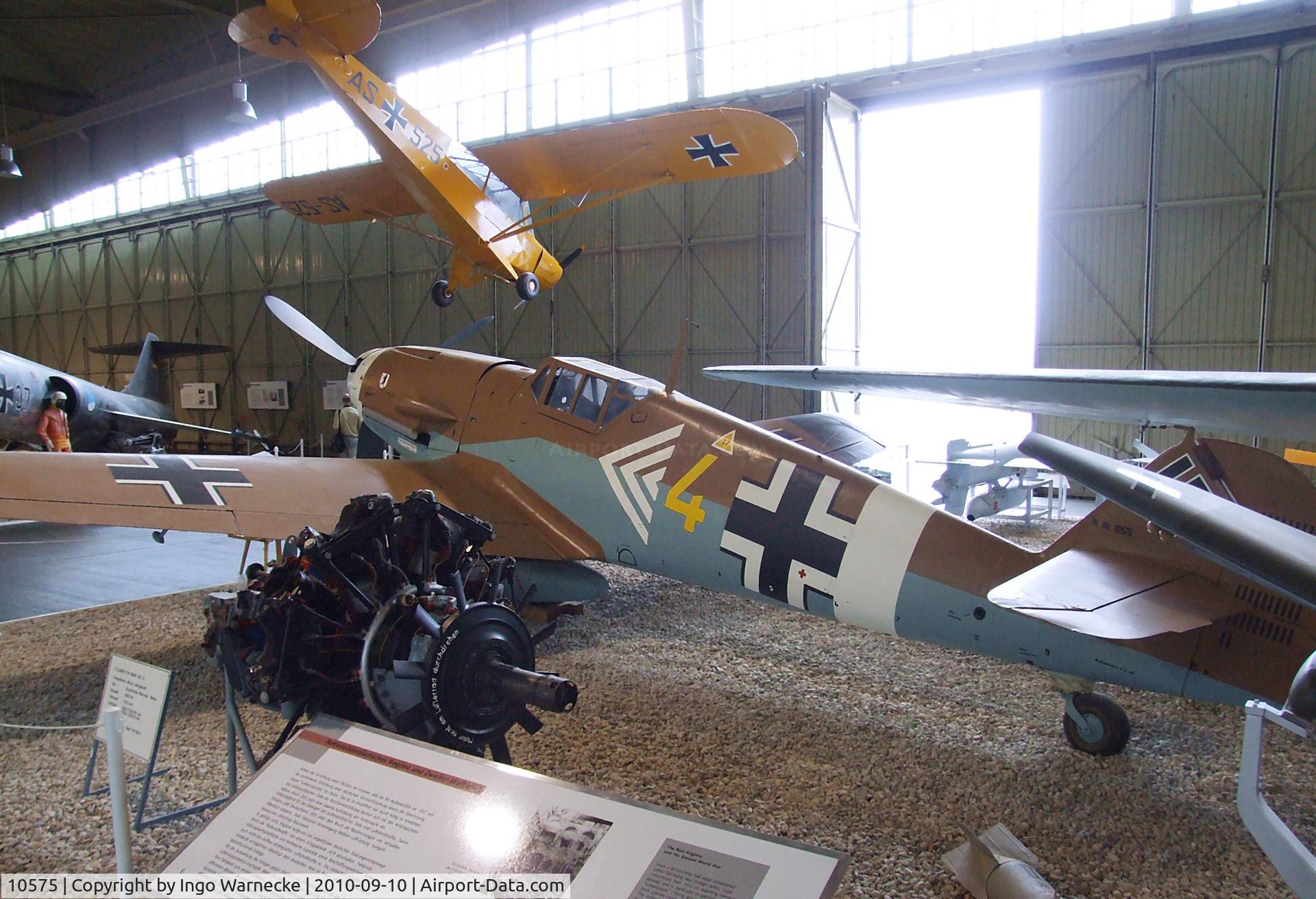 10575, Messerschmitt Bf-109G-2 C/N Not found 10575, Messerschmitt Bf 109G-2 at the Luftwaffenmuseum, Berlin-Gatow