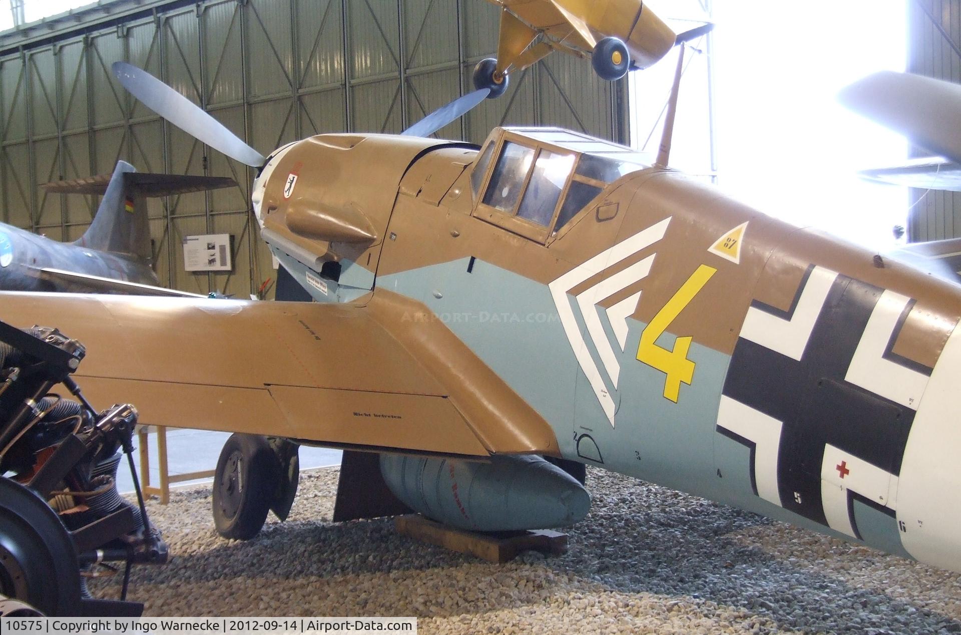 10575, Messerschmitt Bf-109G-2 C/N Not found 10575, Messerschmitt Bf 109G-2 at the Luftwaffenmuseum, Berlin-Gatow